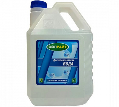 Дистиллированная вода "OILRIGHT" 5 л.(4 в.уп)