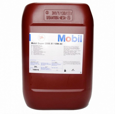 Масло моторное Mobil Super 2000 X1 10W40 (20л)