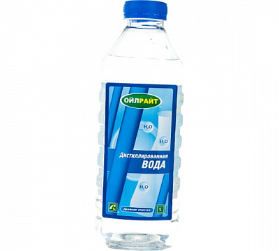 Дистиллированная вода 1л OILRIGHT (8 в уп)