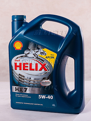 Масло моторное Shell Helix HX7 5W40, 4л